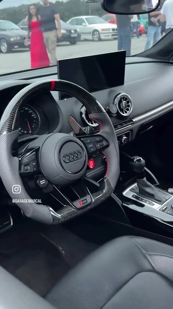 VOLANTE NOVO AUDI A3 INSTALADO